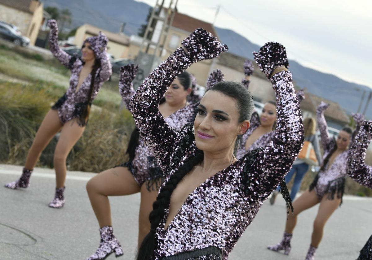 Aljucer protagoniza el primer desfile de Carnaval del municipio de Murcia