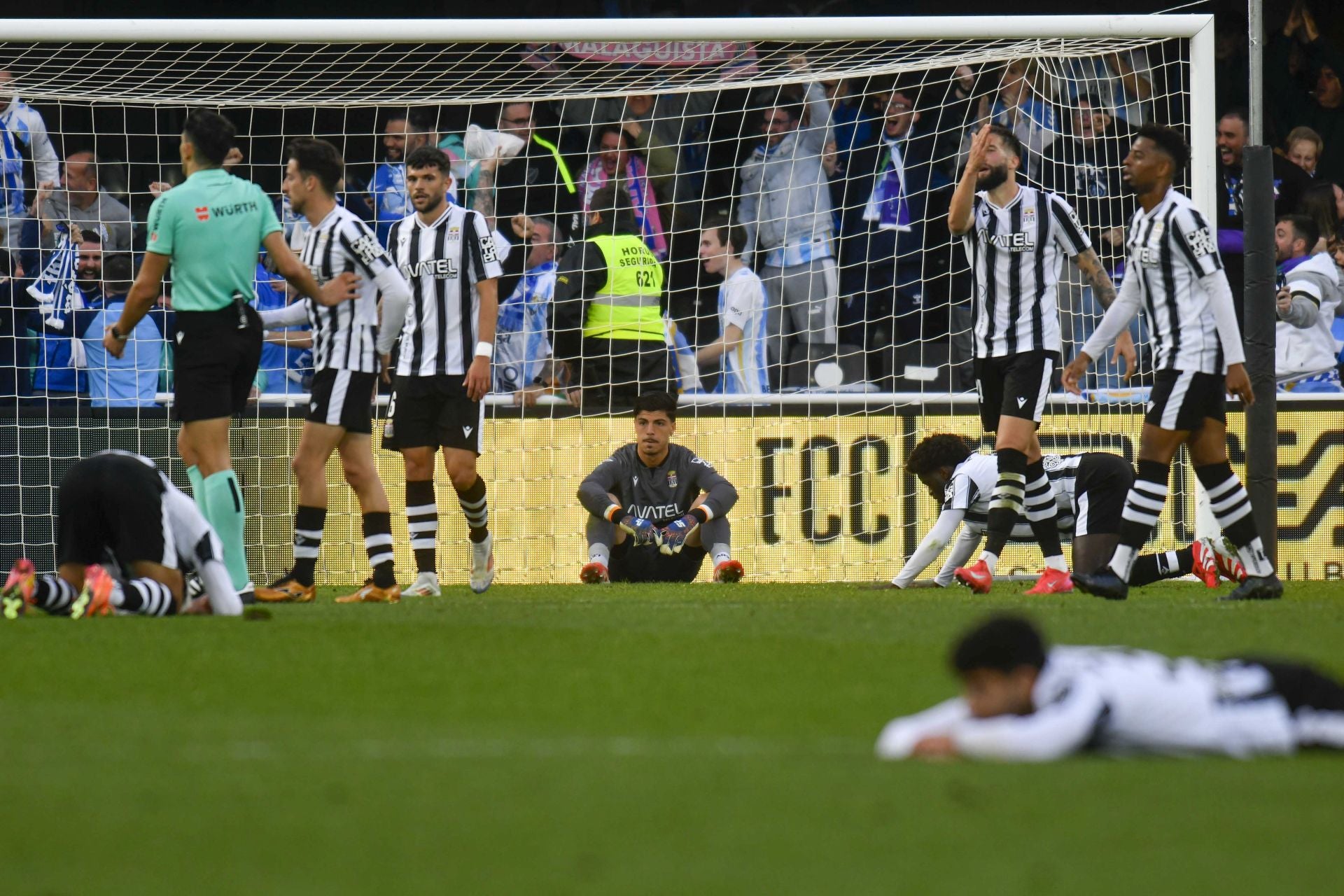 La derrota del Cartagena frente al Málaga, en imágenes