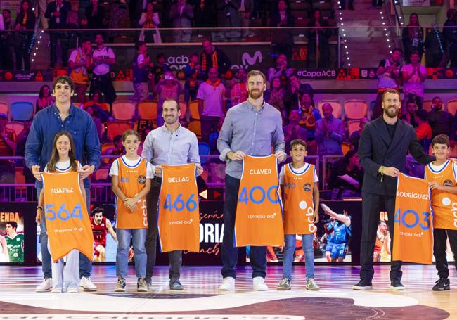 Este viernes, en el tributo que le rindió la ACB en la Copa del Rey de Gran Canaria.