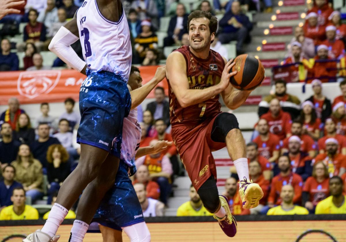 Líder en el UCAM. Bellas, en su última temporada en Murcia, la 2022-2023.