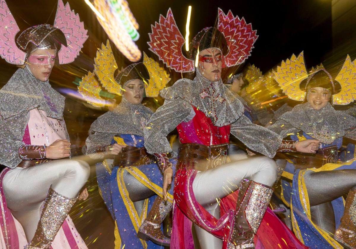 Desfile de Carnaval 2024 en Cartagena.