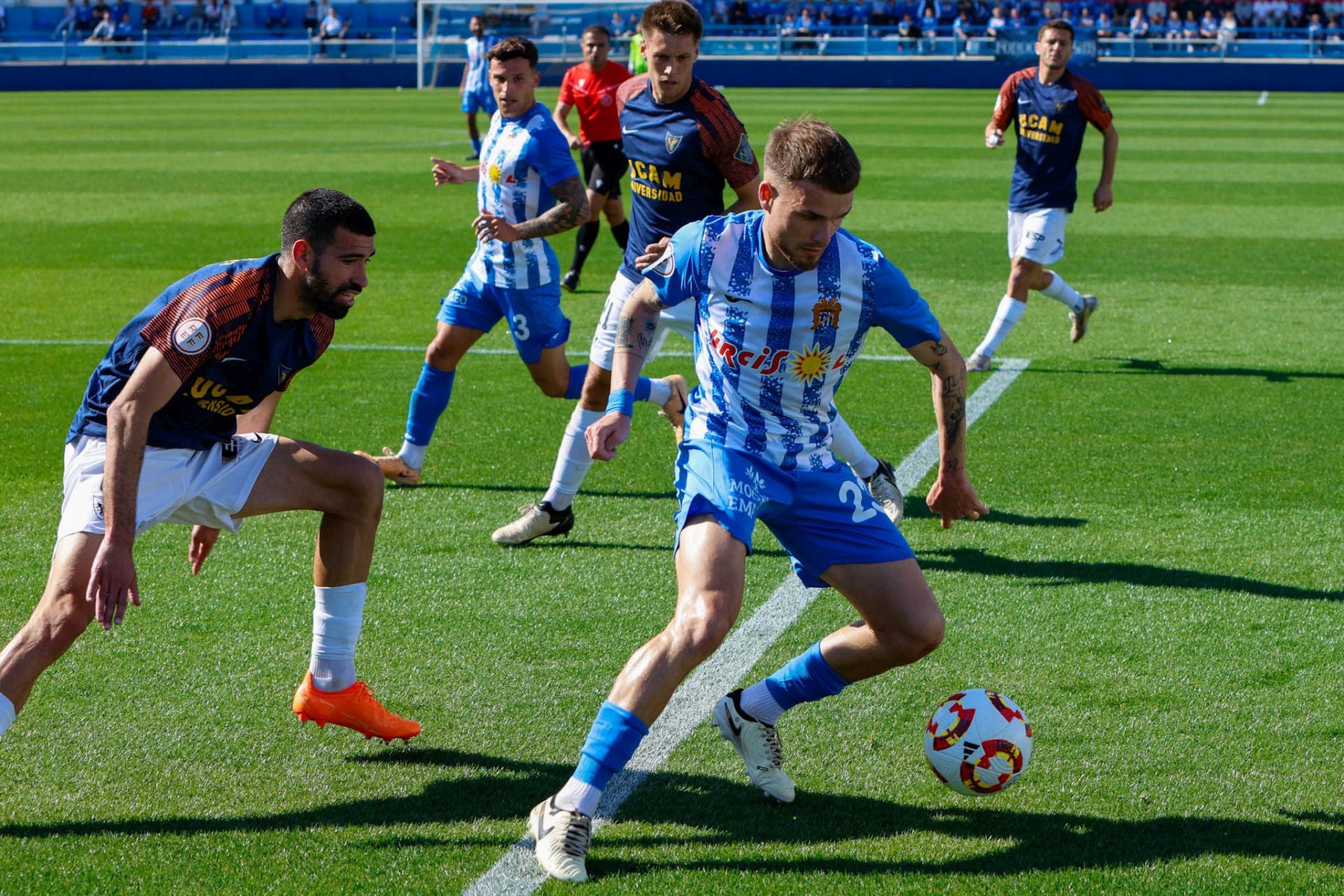 Las imágenes del Águilas-UCAM CF (2-1)