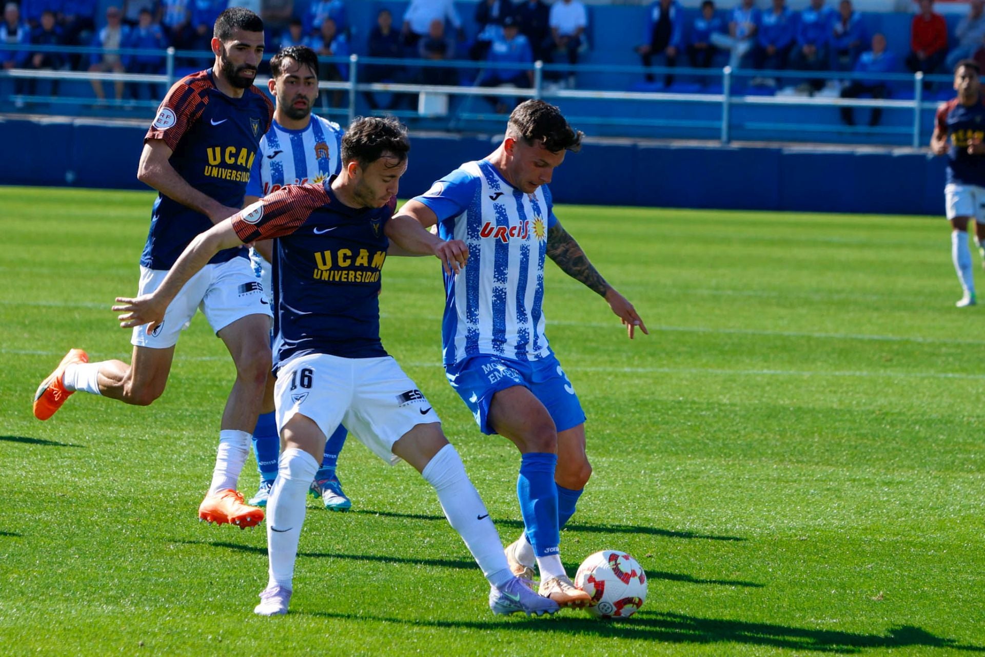 Las imágenes del Águilas-UCAM CF (2-1)