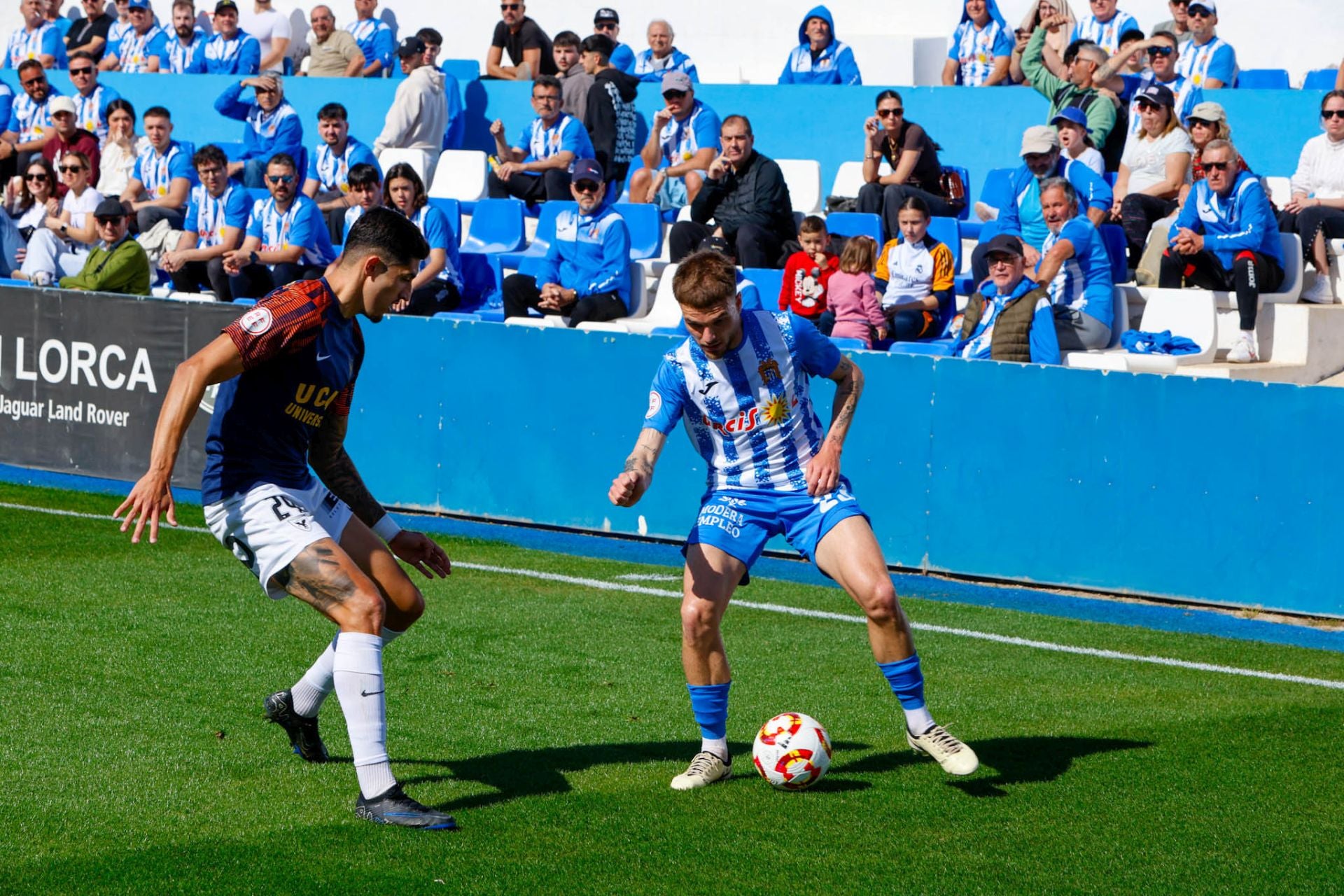 Las imágenes del Águilas-UCAM CF (2-1)