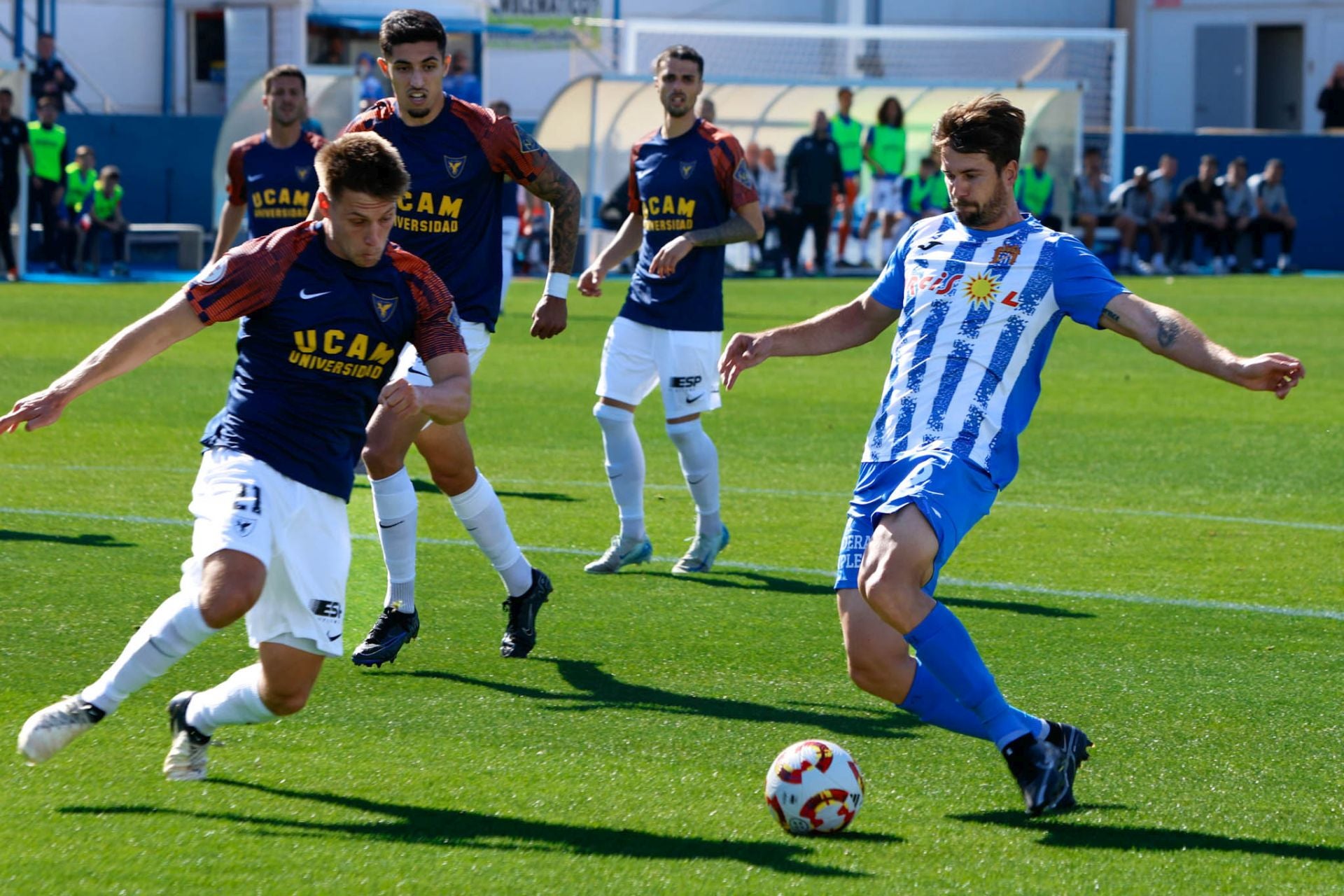 Las imágenes del Águilas-UCAM CF (2-1)