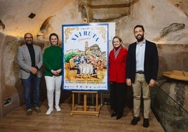 Presentación del cartel del evento gastronómico.