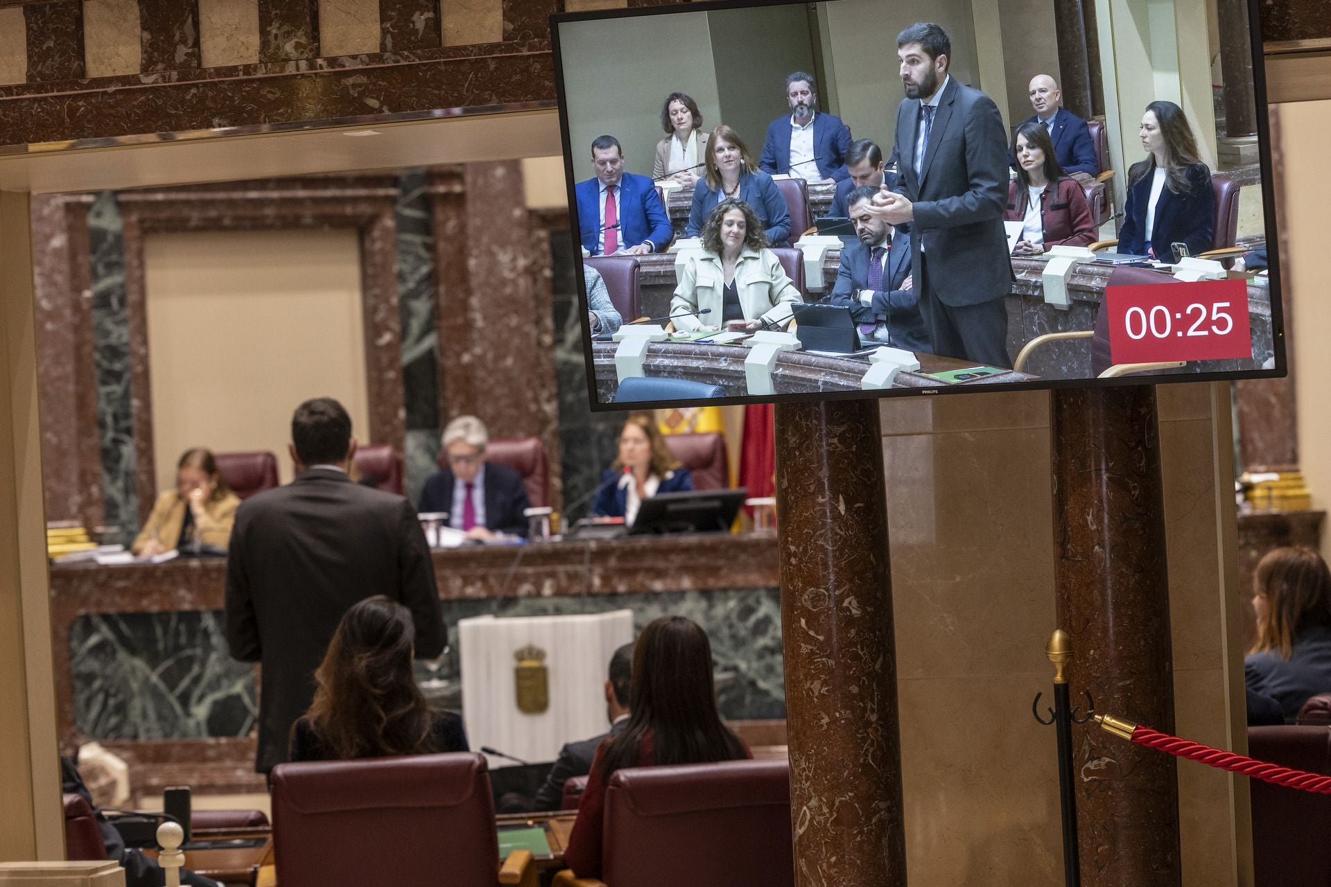 El Pleno de la Asamblea Regional de este martes, en imágenes