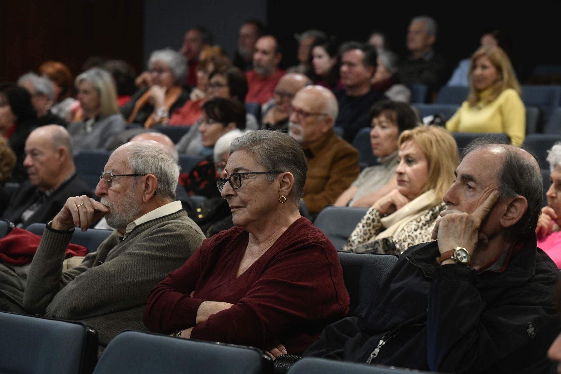 Aitor Larrabide en el Aula de Cultura de LA VERDAD, en imágenes