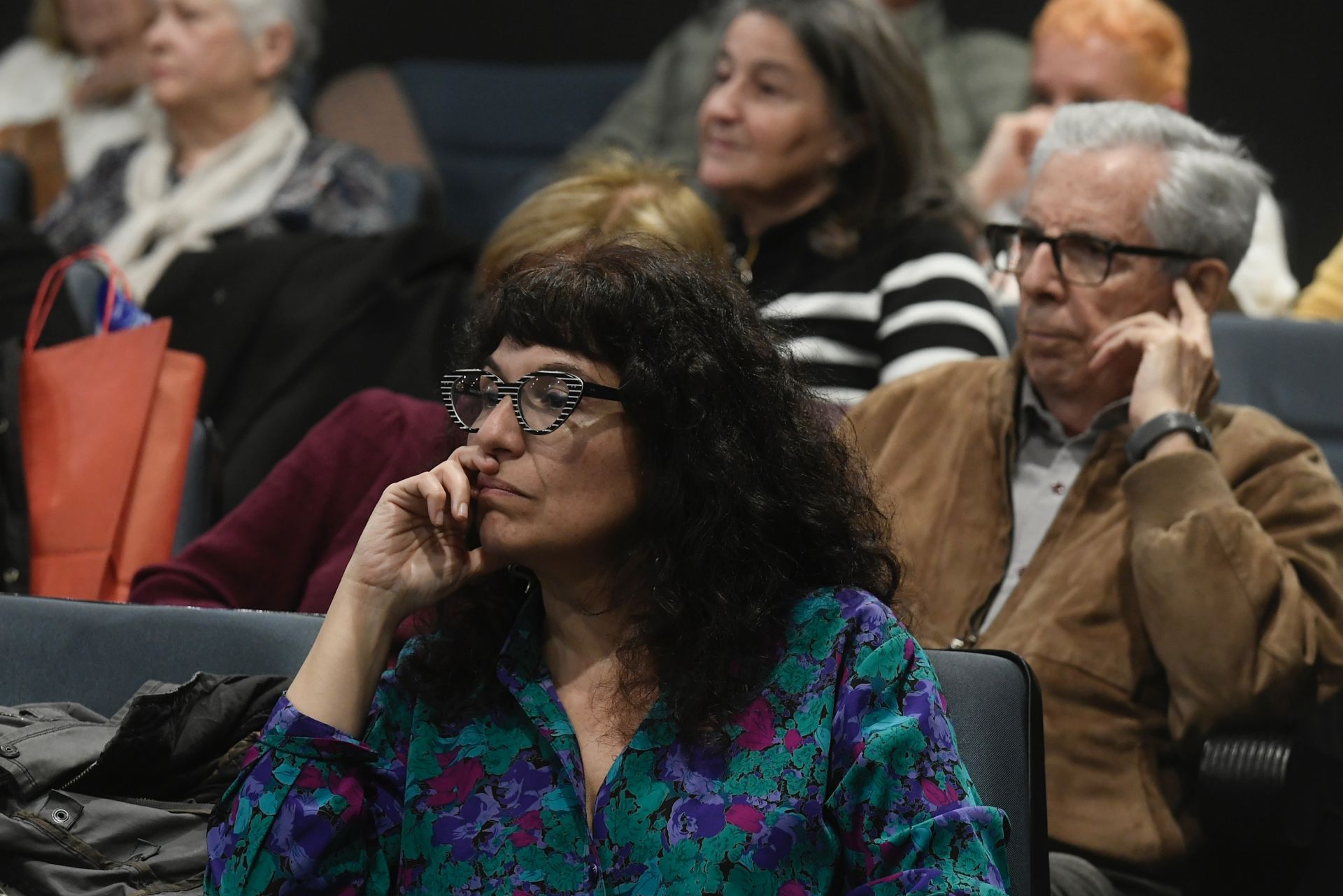 Aitor Larrabide en el Aula de Cultura de LA VERDAD, en imágenes