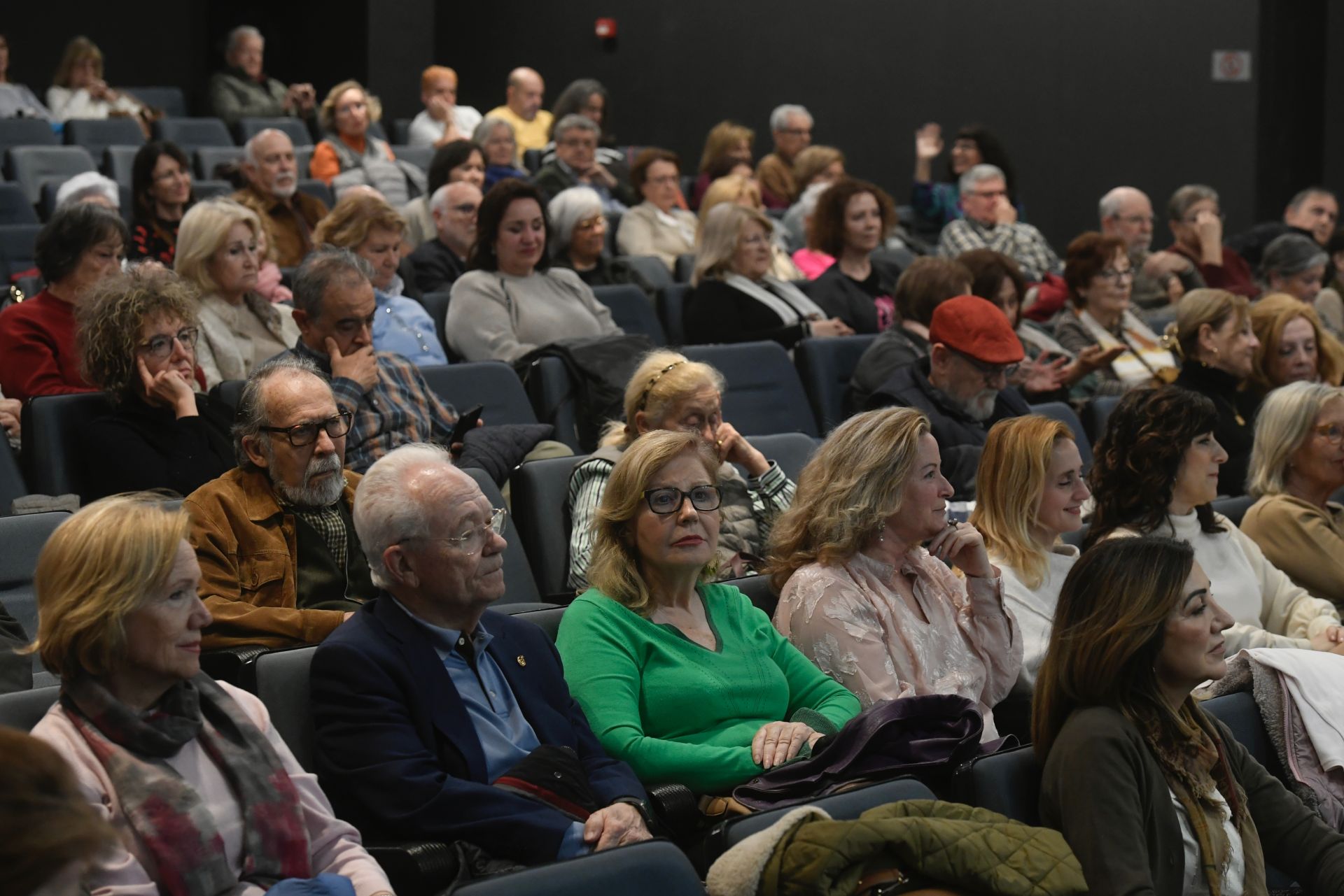 Aitor Larrabide en el Aula de Cultura de LA VERDAD, en imágenes