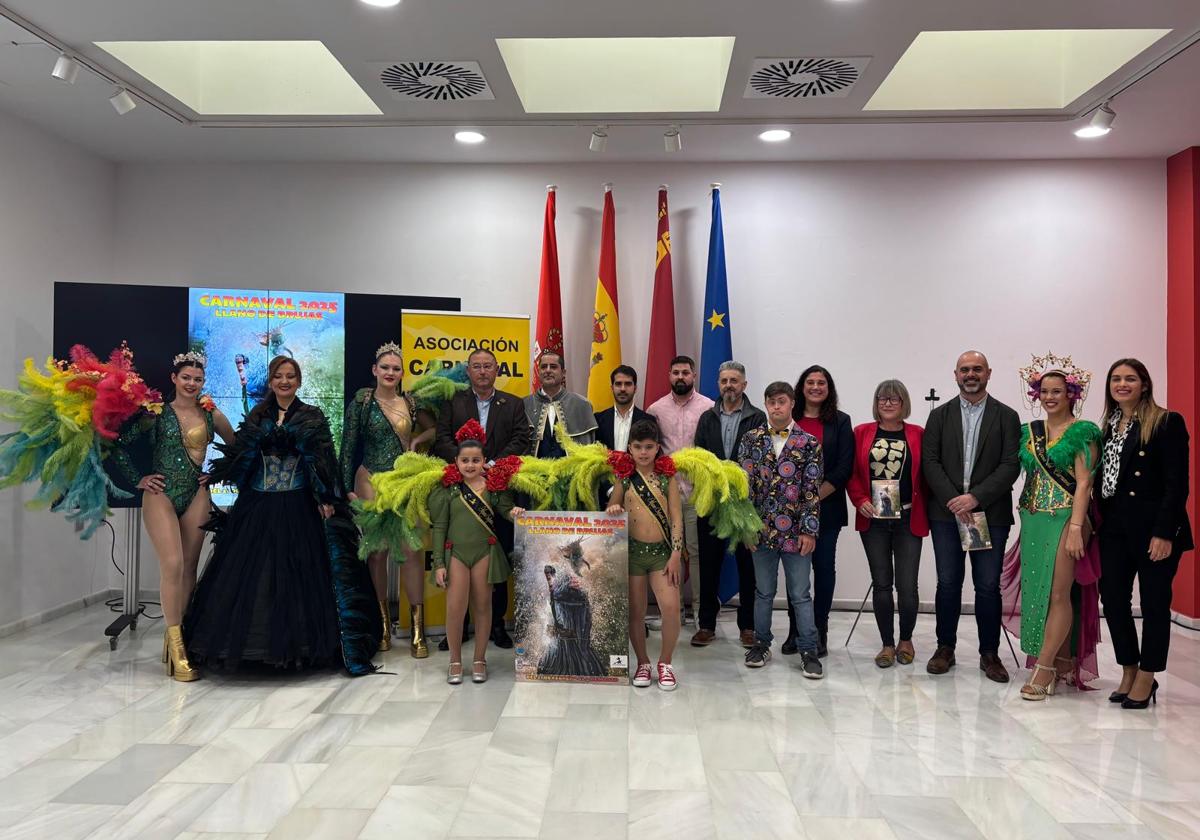 Presentación del programa del Carnaval de Llano de Brujas, este jueves.