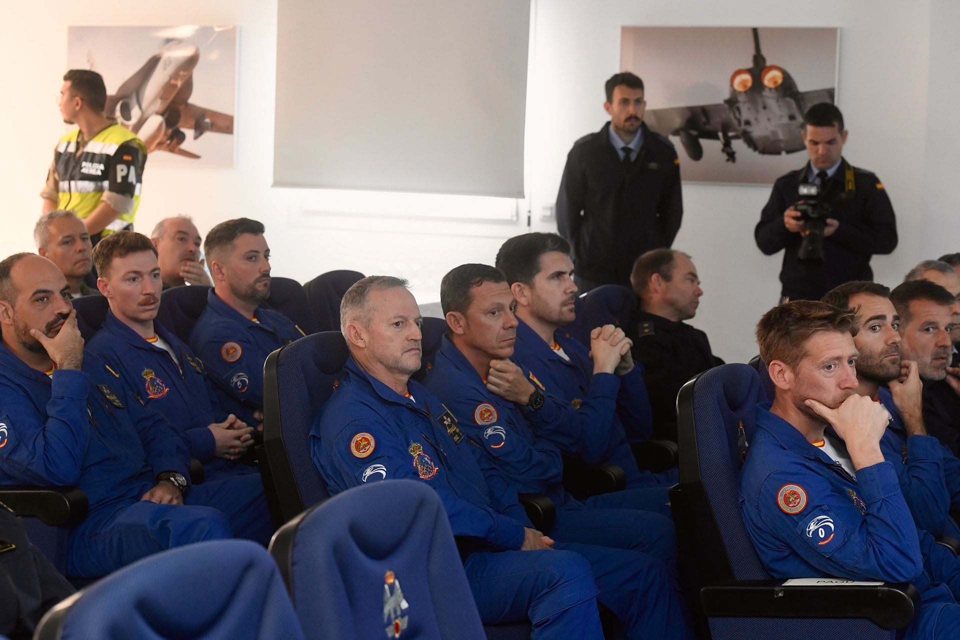 La visita de la ministra de Defensa a la Academia General del Aire de San Javier, en imágenes