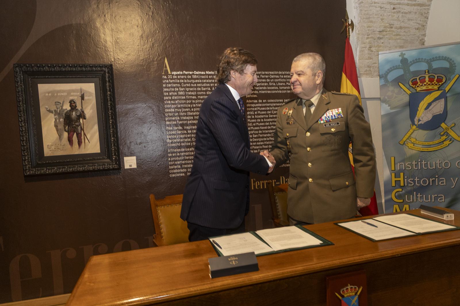 Las imágenes de la exposición de Augusto Ferrer-Dalmau en el Museo Militar de Cartagena