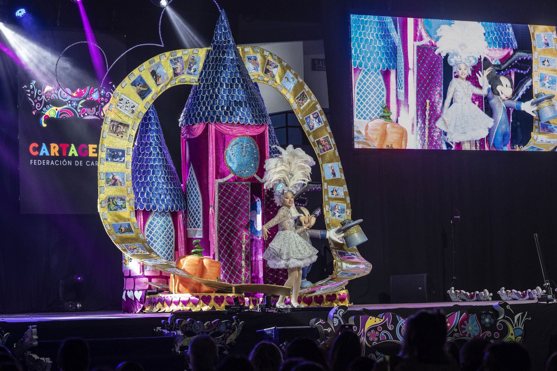 En imágenes, elección de la reina infantil del Carnaval de Cartagena