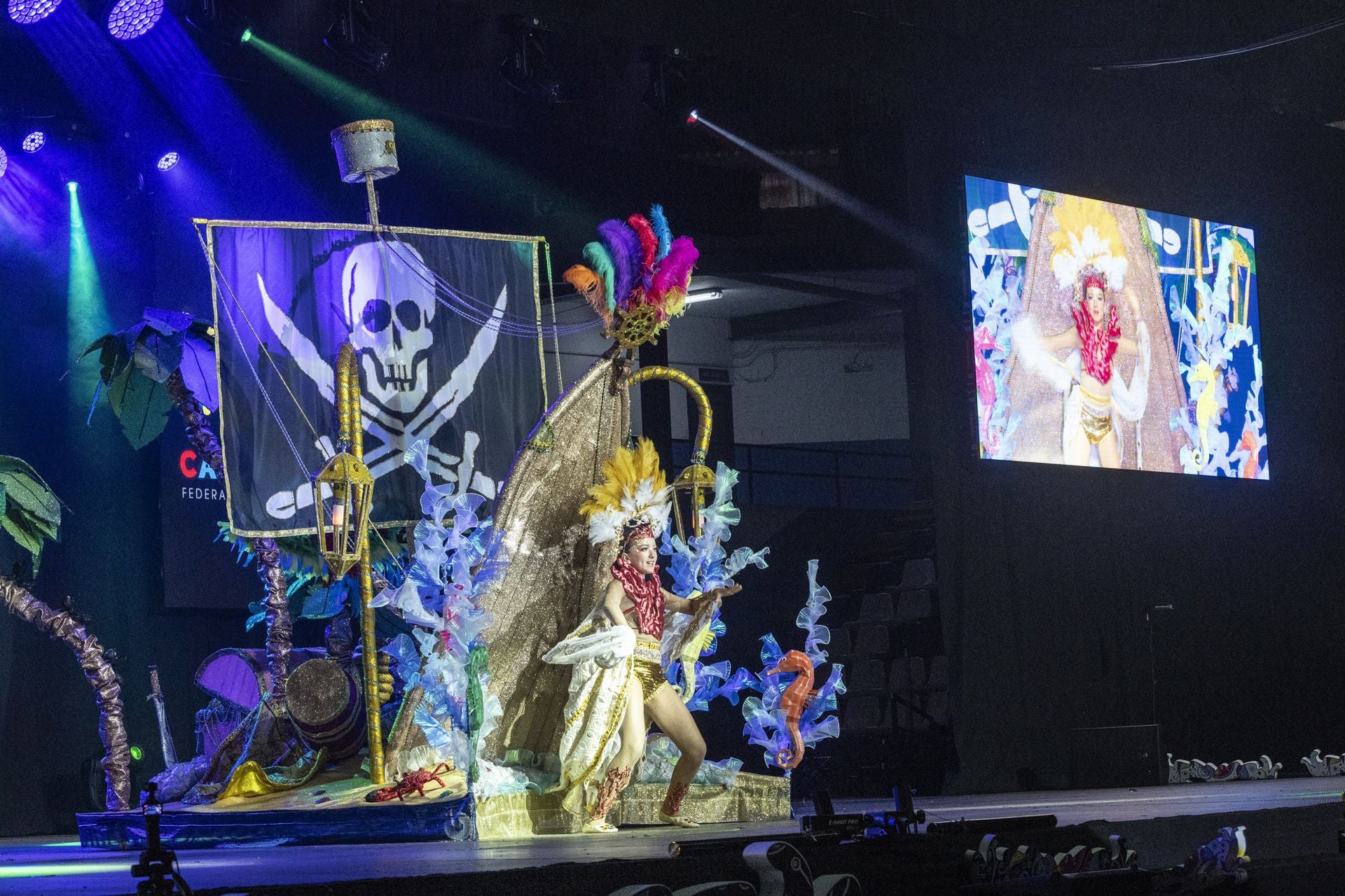 En imágenes, elección de la reina infantil del Carnaval de Cartagena