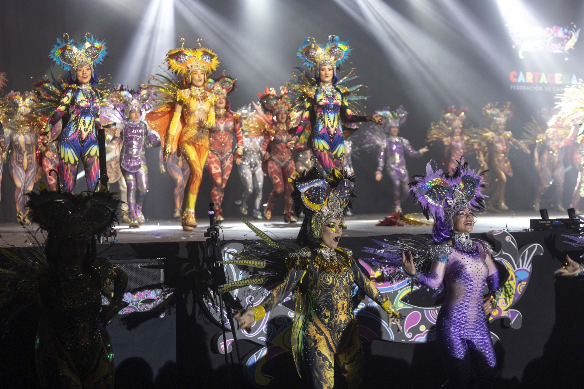 La elección de la reina del Carnaval de Cartagena, en imágenes