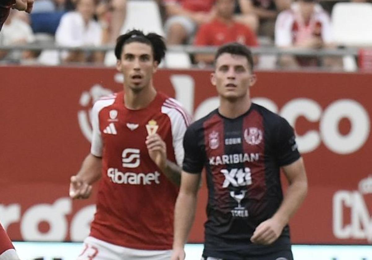 Imagen de archivo de Andrés López con la camiseta del Real Murcia en un partido contra el Yeclano.