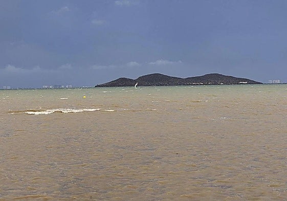 Imagen de archivo del Mar Menor tras las lluvias de noviembre de 2024.