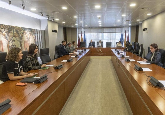 Reunión de la comisión de investigación sobre el SMS en la Asamblea Regional.