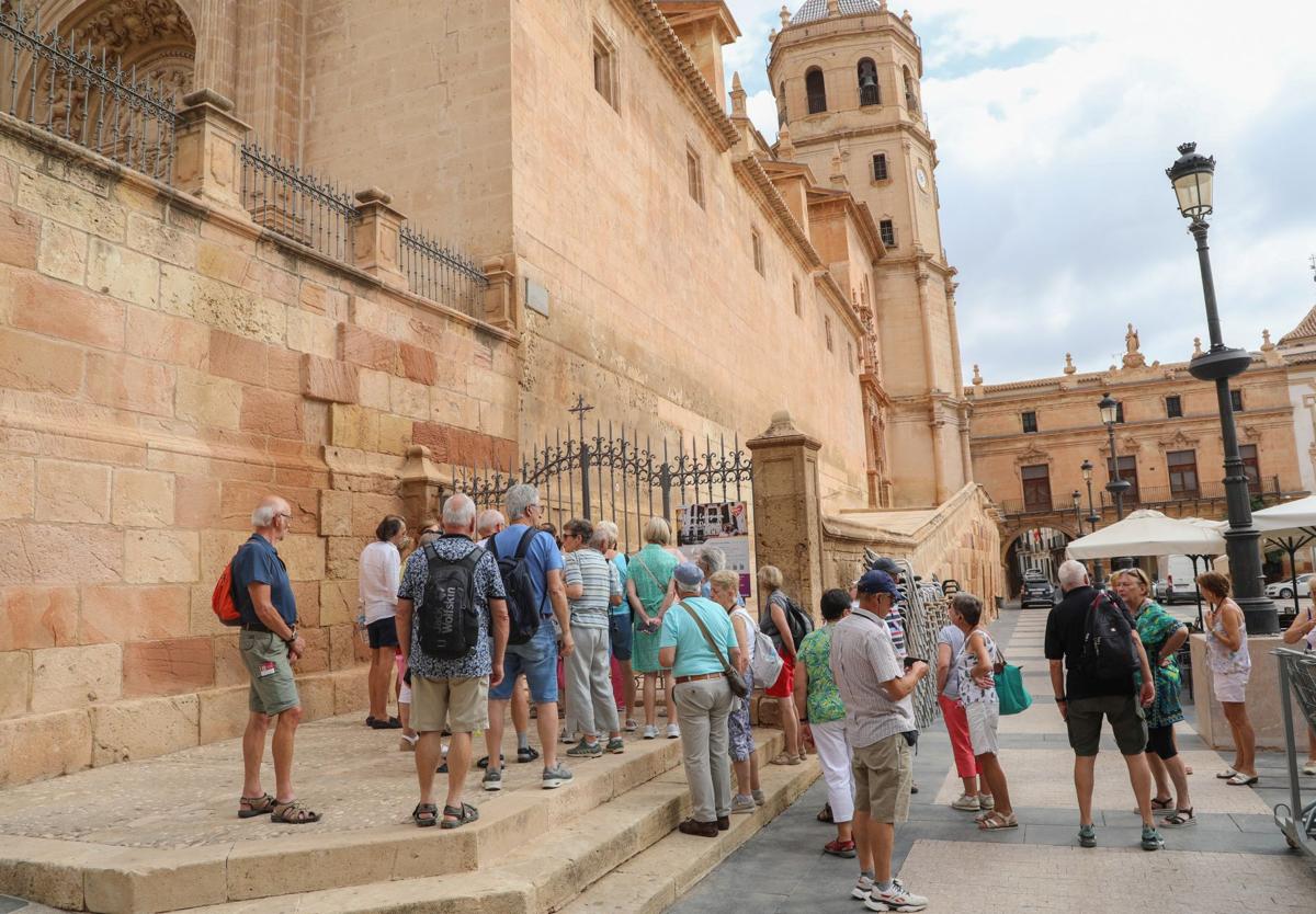 Turista en Lorca en una imagen de archivo.