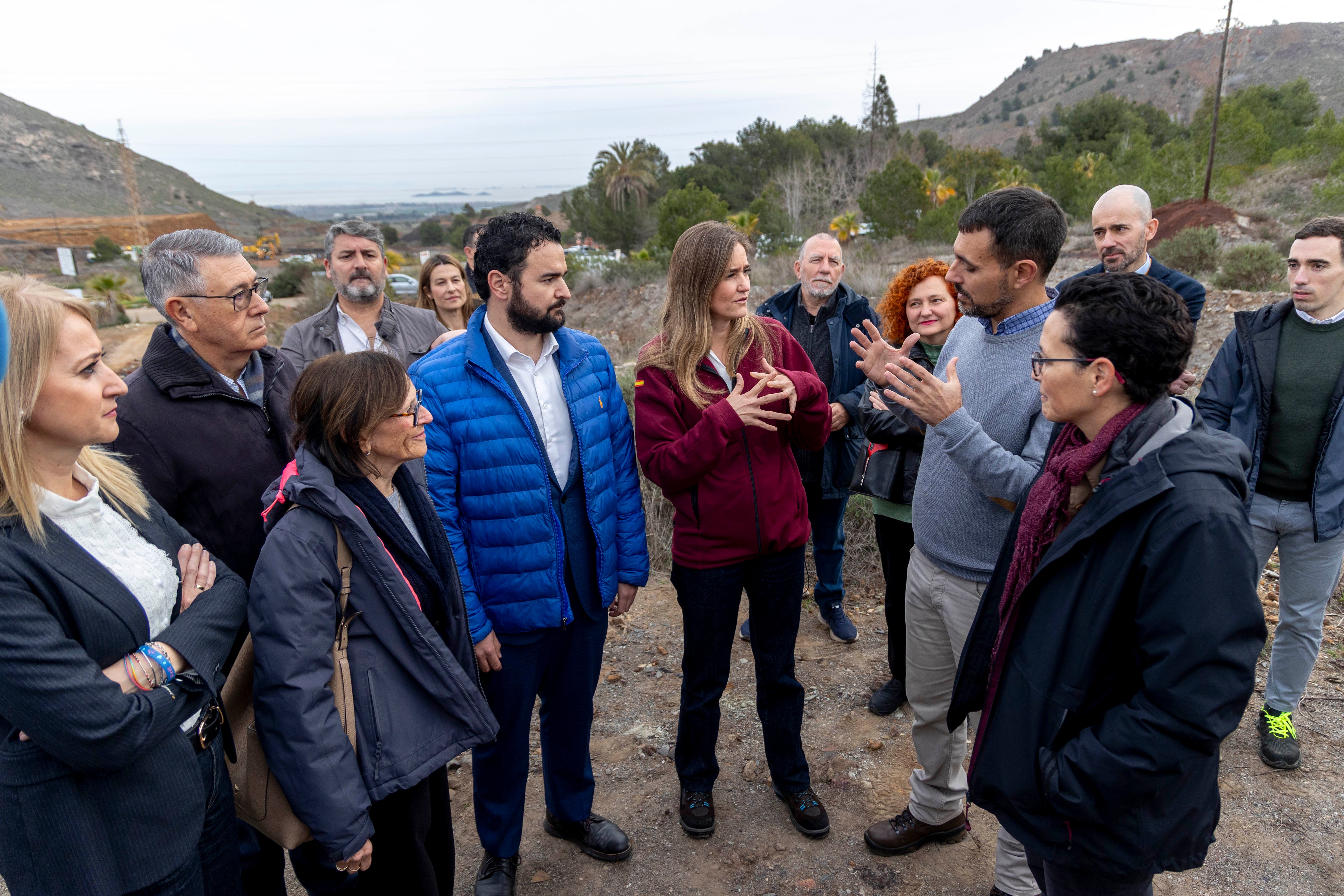 La vicepresidenta del Gobierno, Sara Aagesen, visita la Sierra Minera de Cartagena y La Unión, en imágenes