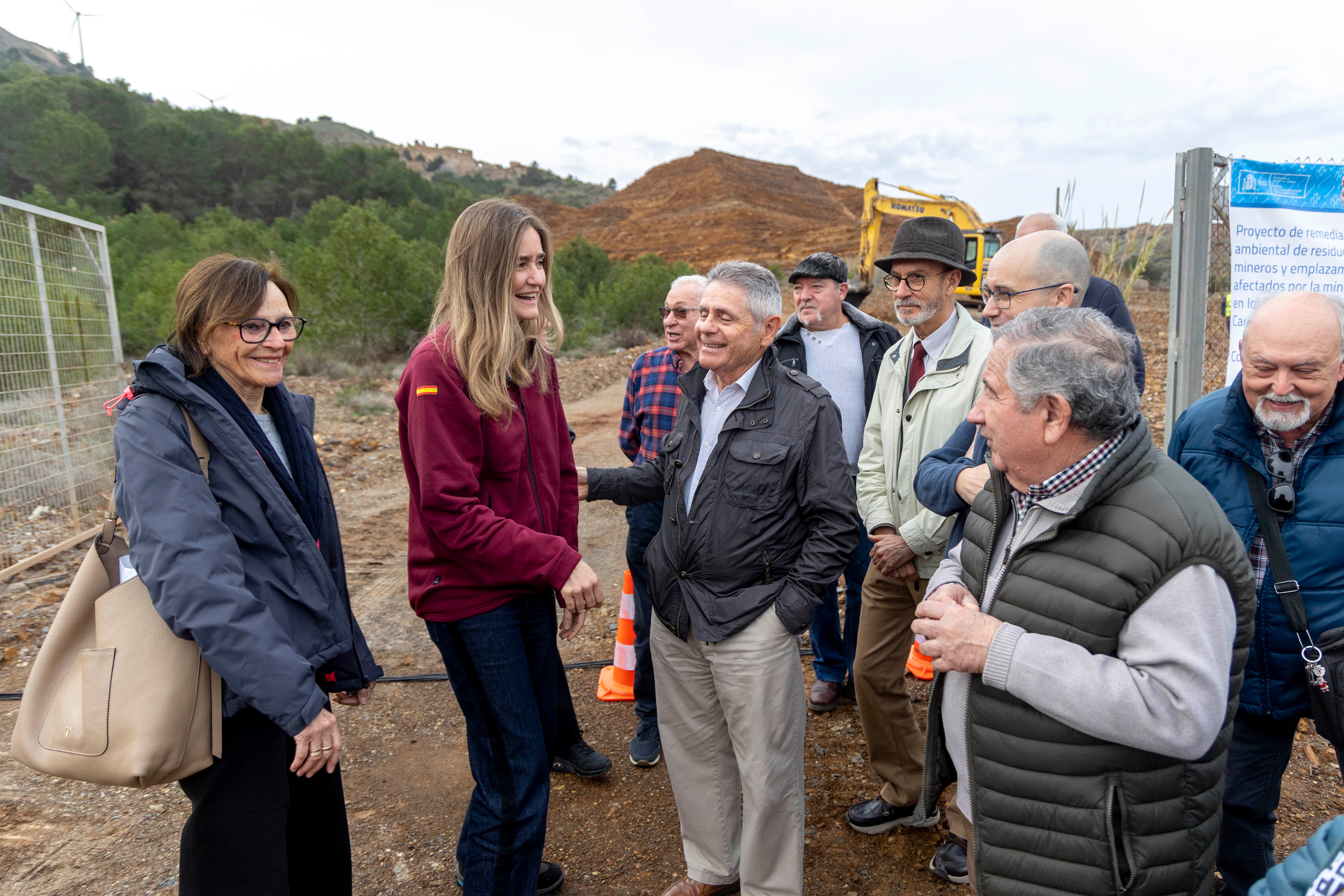 La vicepresidenta del Gobierno, Sara Aagesen, visita la Sierra Minera de Cartagena y La Unión, en imágenes