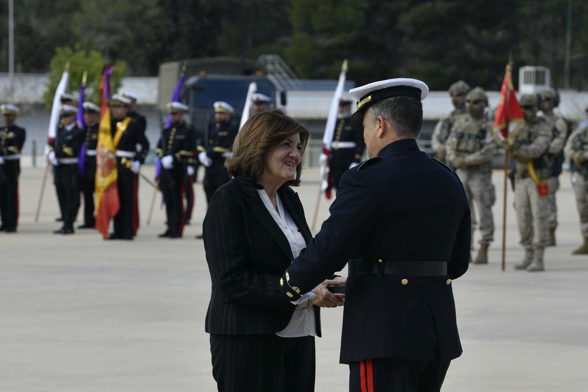 El acto de conmemoración del 488 aniversario del Cuerpo de Infantería de Marina, en imágenes