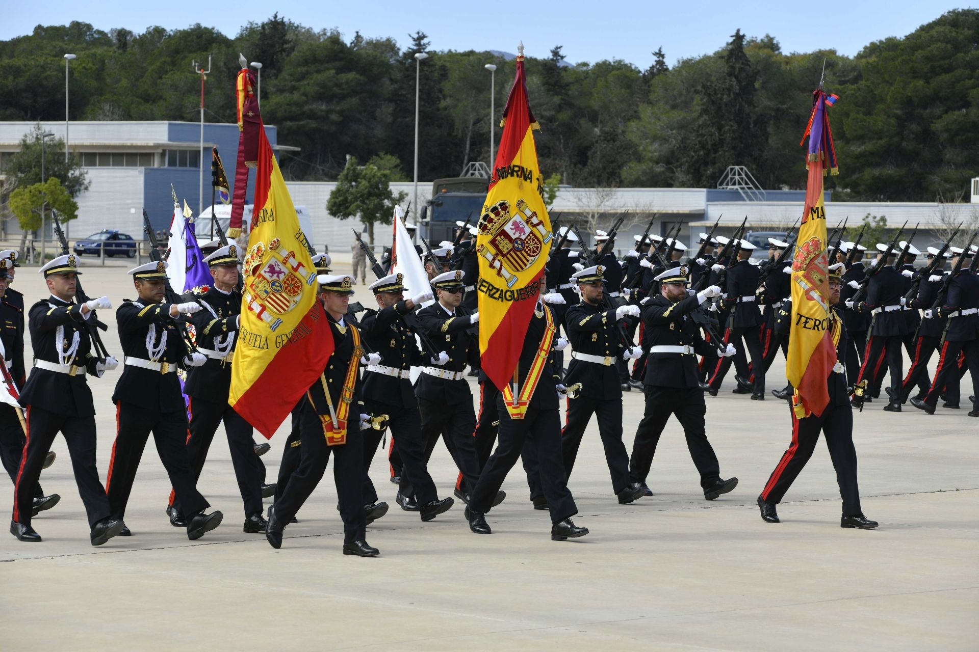 El acto de conmemoración del 488 aniversario del Cuerpo de Infantería de Marina, en imágenes