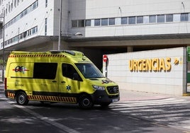 Accesos al servicio de Urgencias del Reina Sofía.