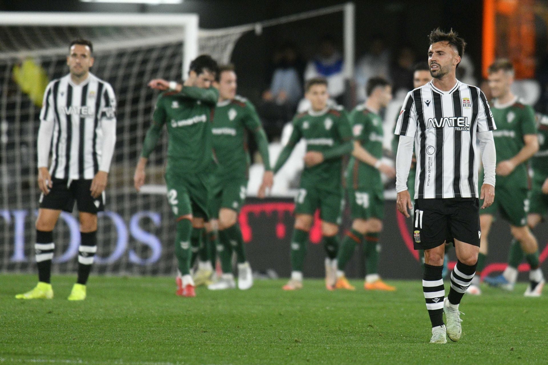 La derrota del Cartagena ante el Eibar, en imágenes