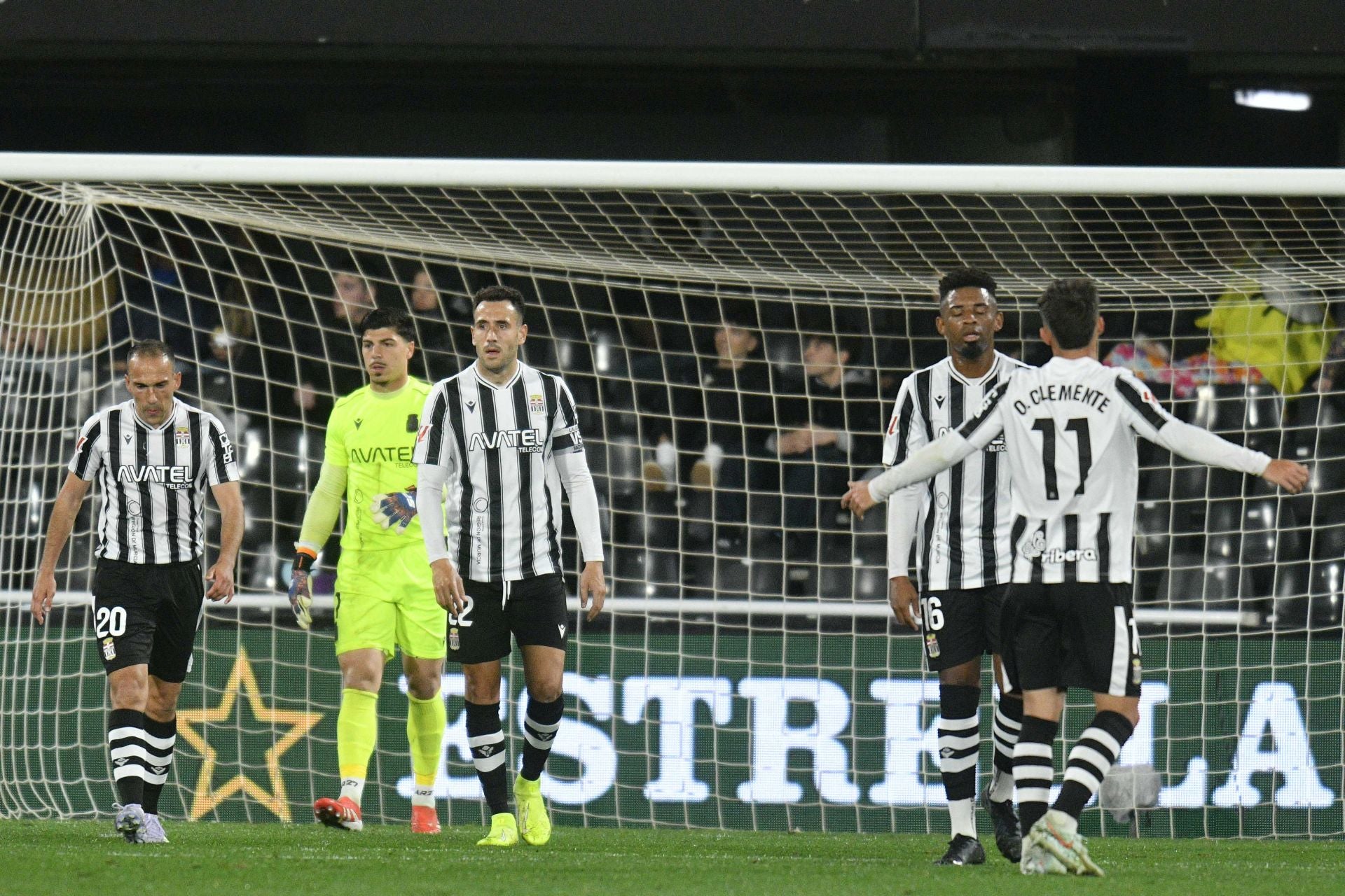 La derrota del Cartagena ante el Eibar, en imágenes