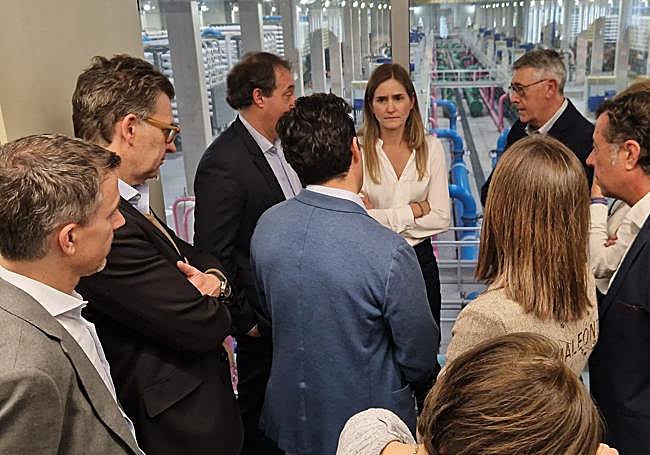 Parada en la desaladora de Águilas para revisar su ampliación.