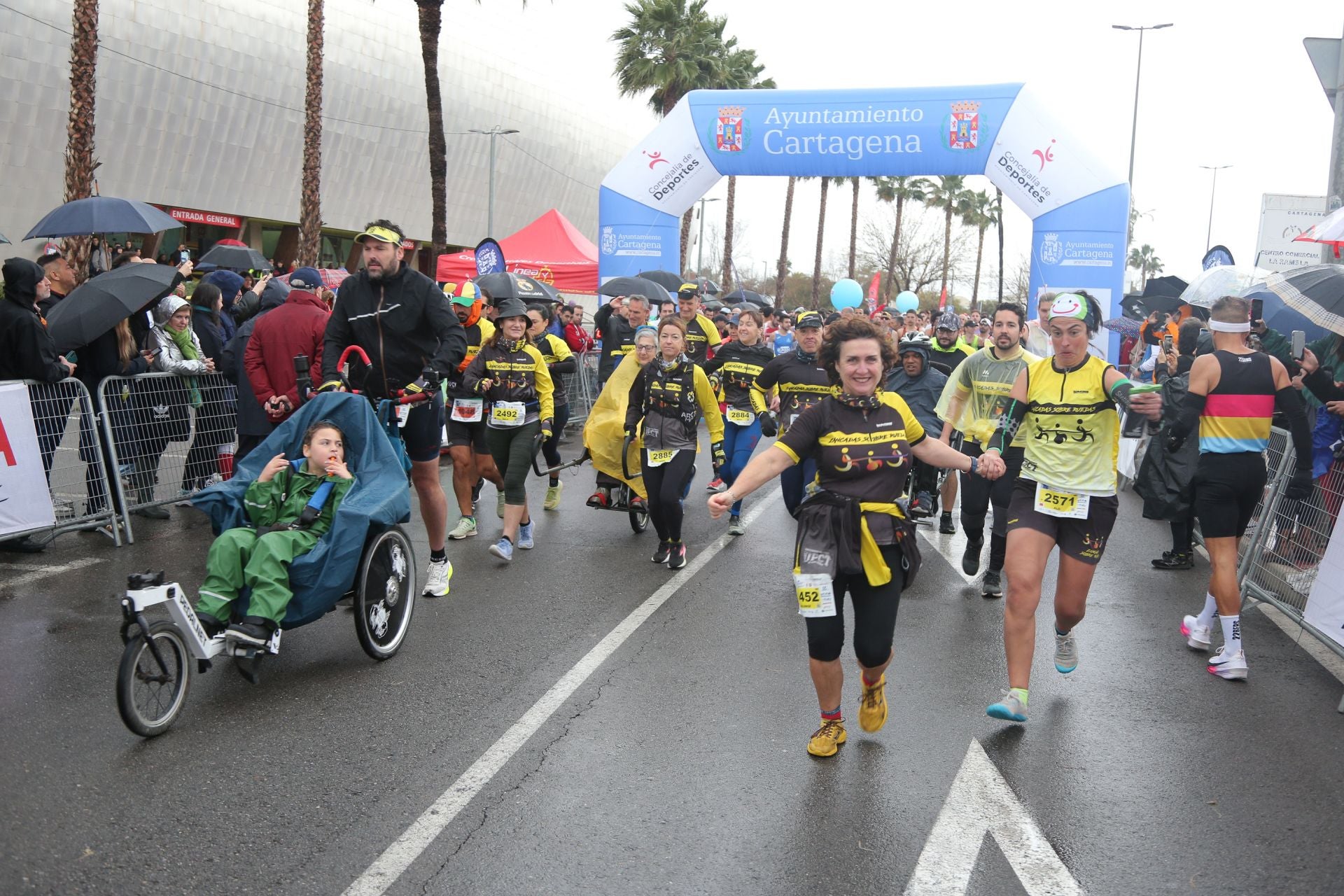 La Media Maratón de Cartagena, en imágenes