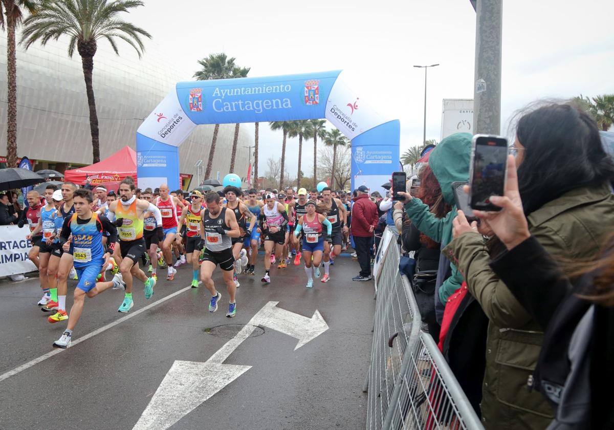 La Media Maratón de Cartagena, en imágenes