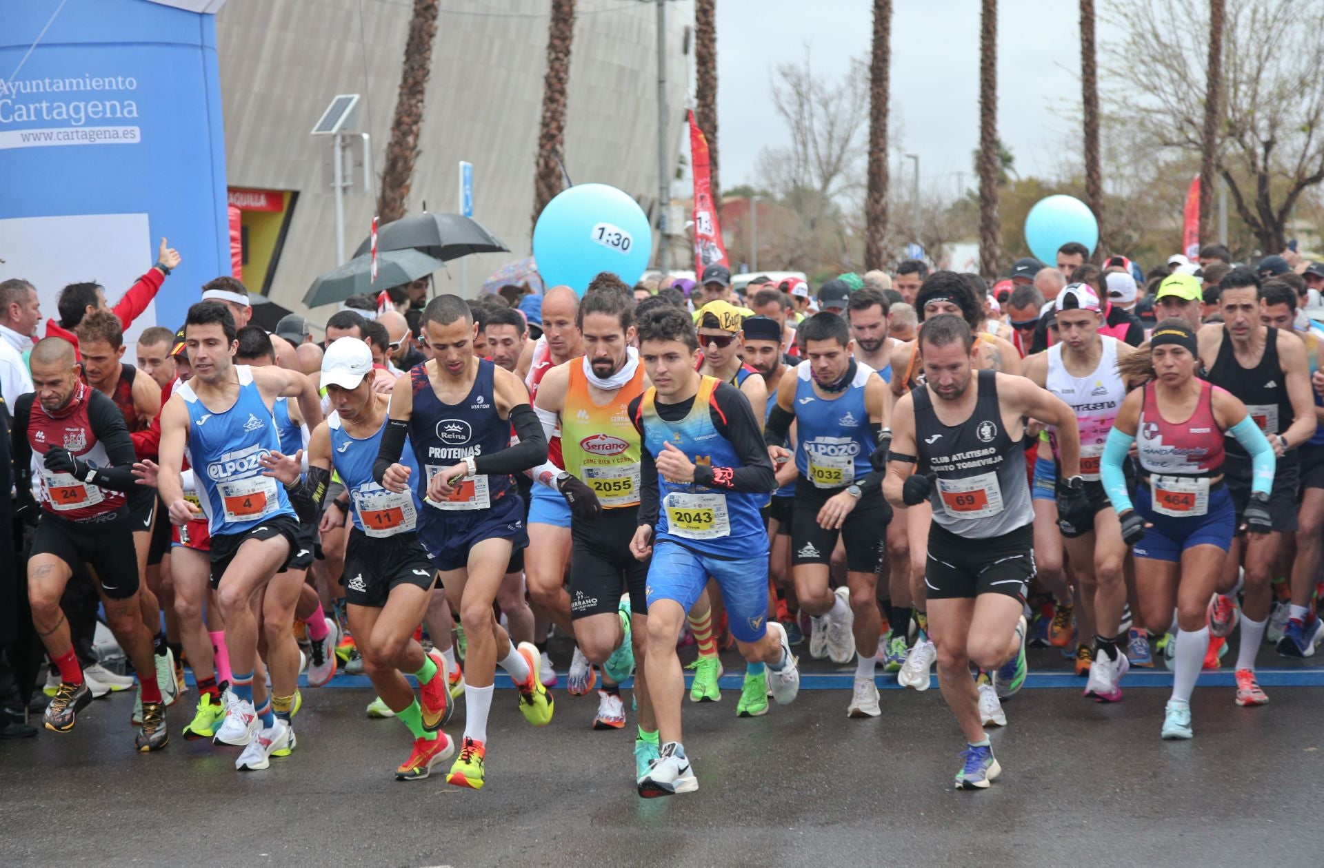 La Media Maratón de Cartagena, en imágenes