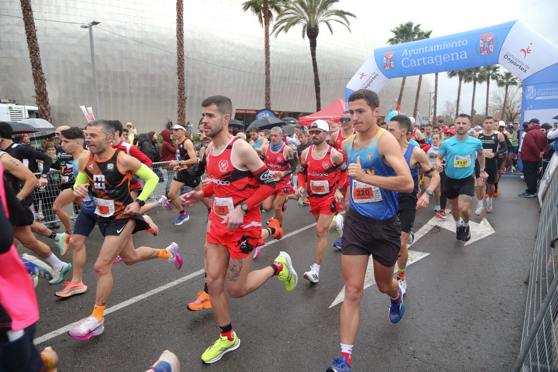 La Media Maratón de Cartagena, en imágenes