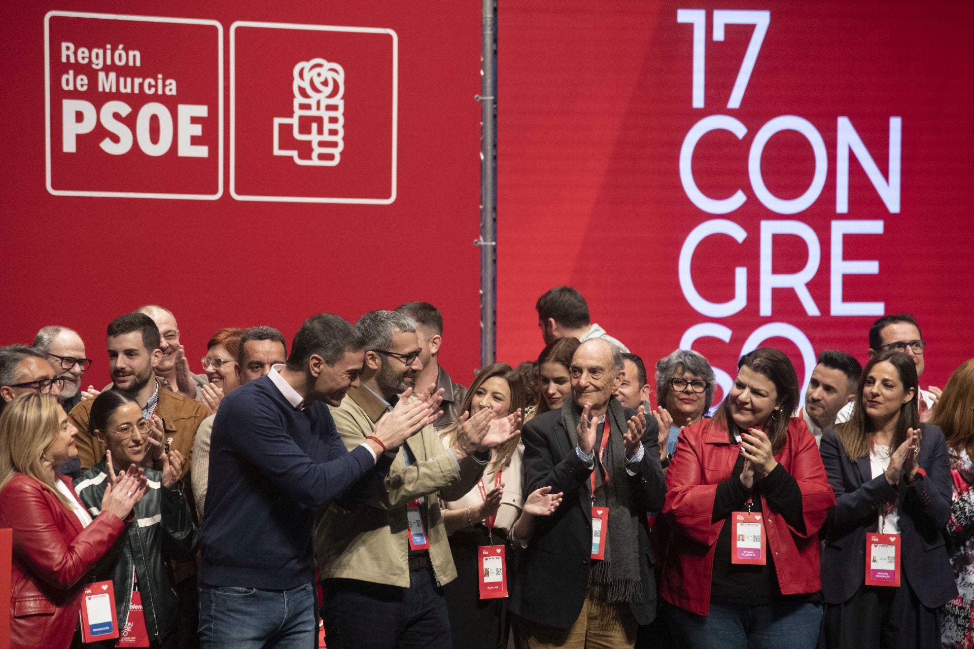 El Congreso del PSRM con Pedro Sánchez en Cartagena, en imágenes