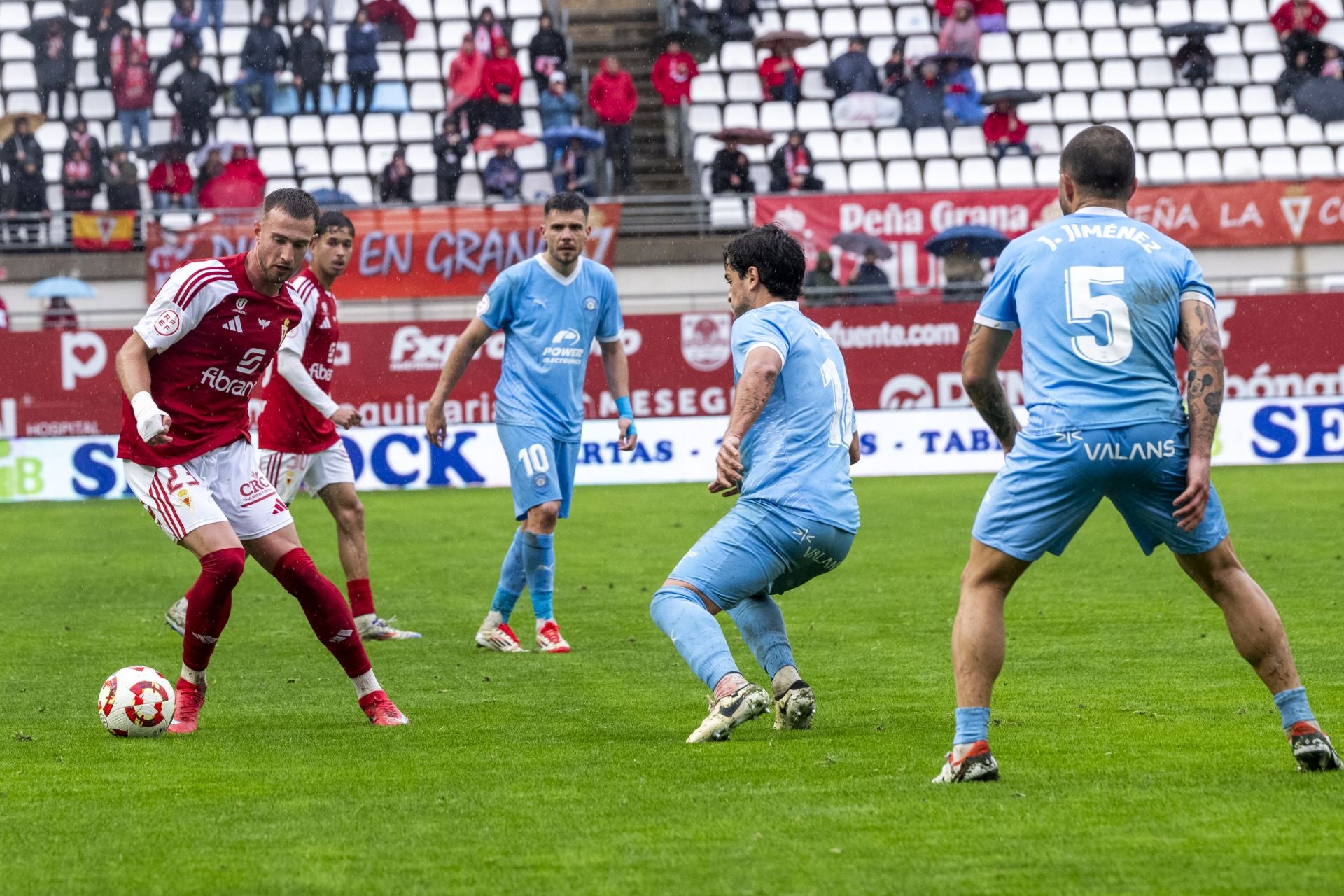 La derrota del Real Murcia frente al Ibiza, en imágenes