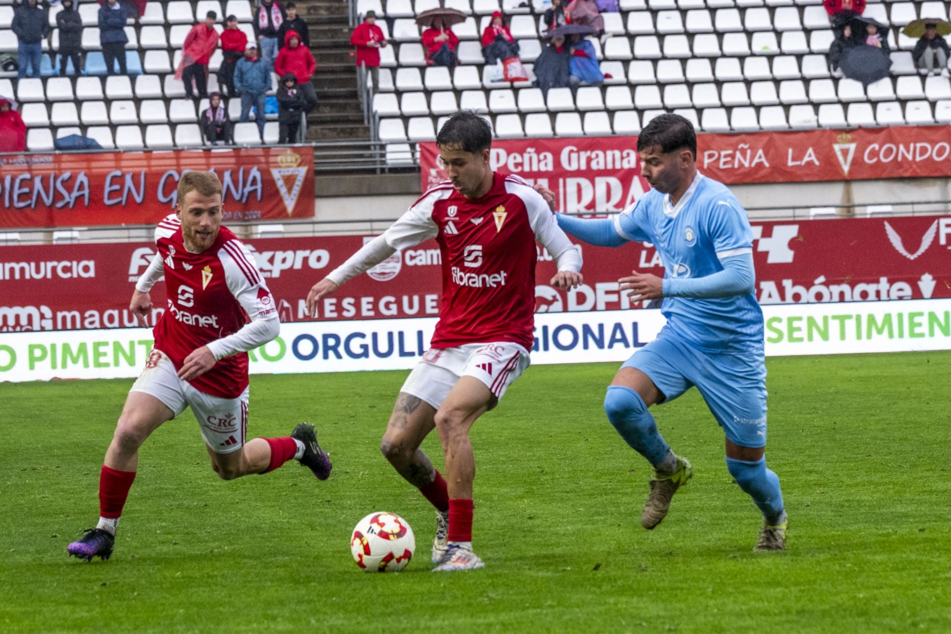 La derrota del Real Murcia frente al Ibiza, en imágenes