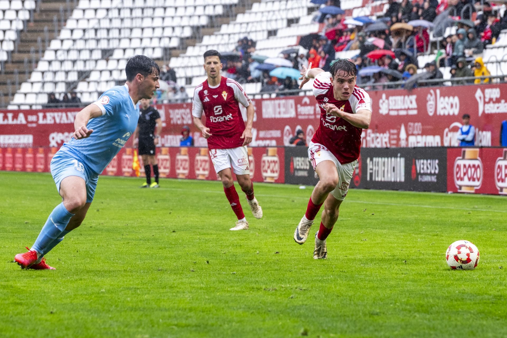 La derrota del Real Murcia frente al Ibiza, en imágenes