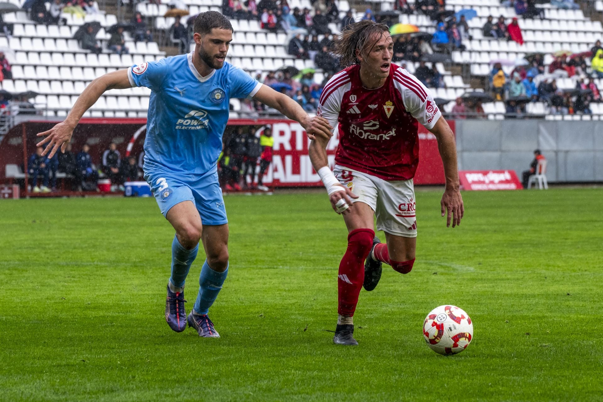 La derrota del Real Murcia frente al Ibiza, en imágenes