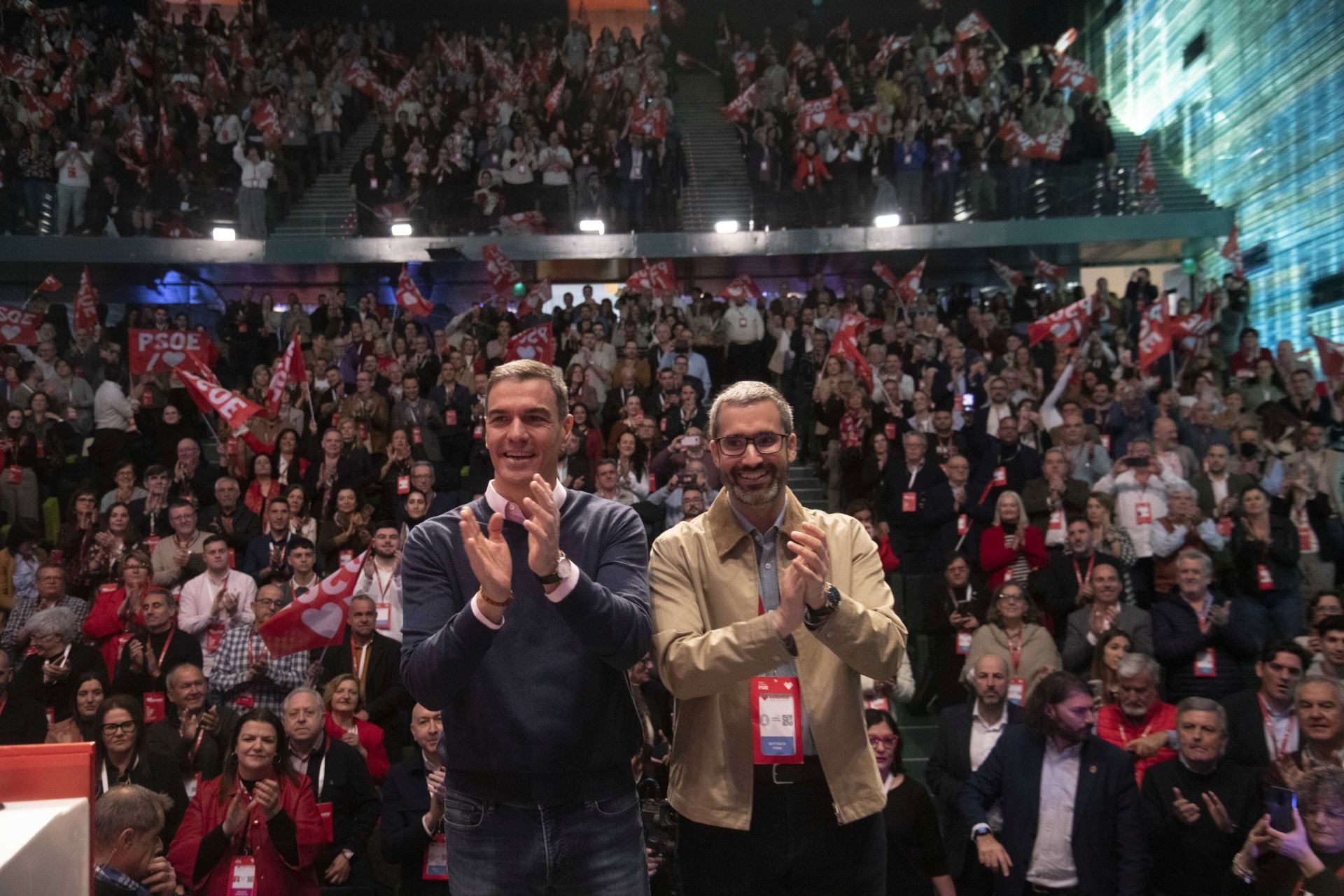 El Congreso del PSRM con Pedro Sánchez en Cartagena, en imágenes