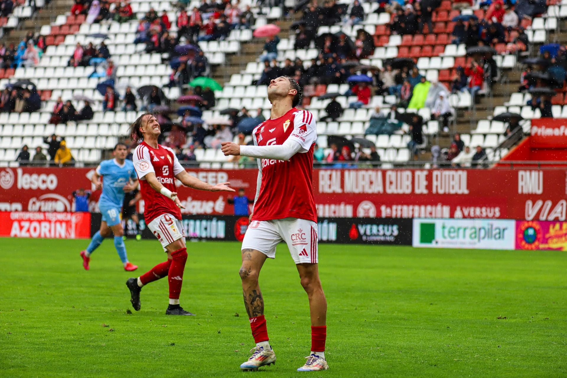 La derrota del Real Murcia frente al Ibiza, en imágenes