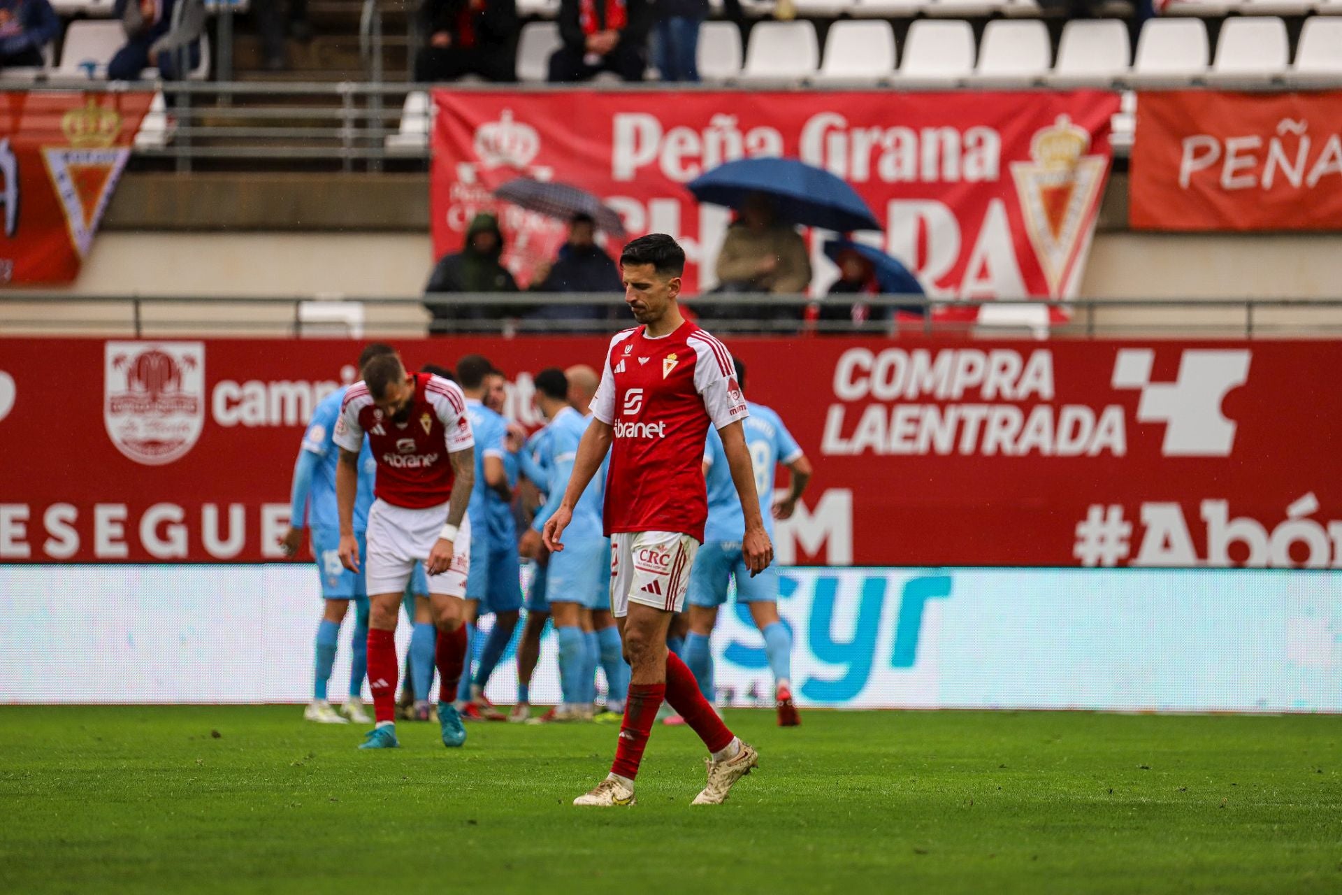 La derrota del Real Murcia frente al Ibiza, en imágenes