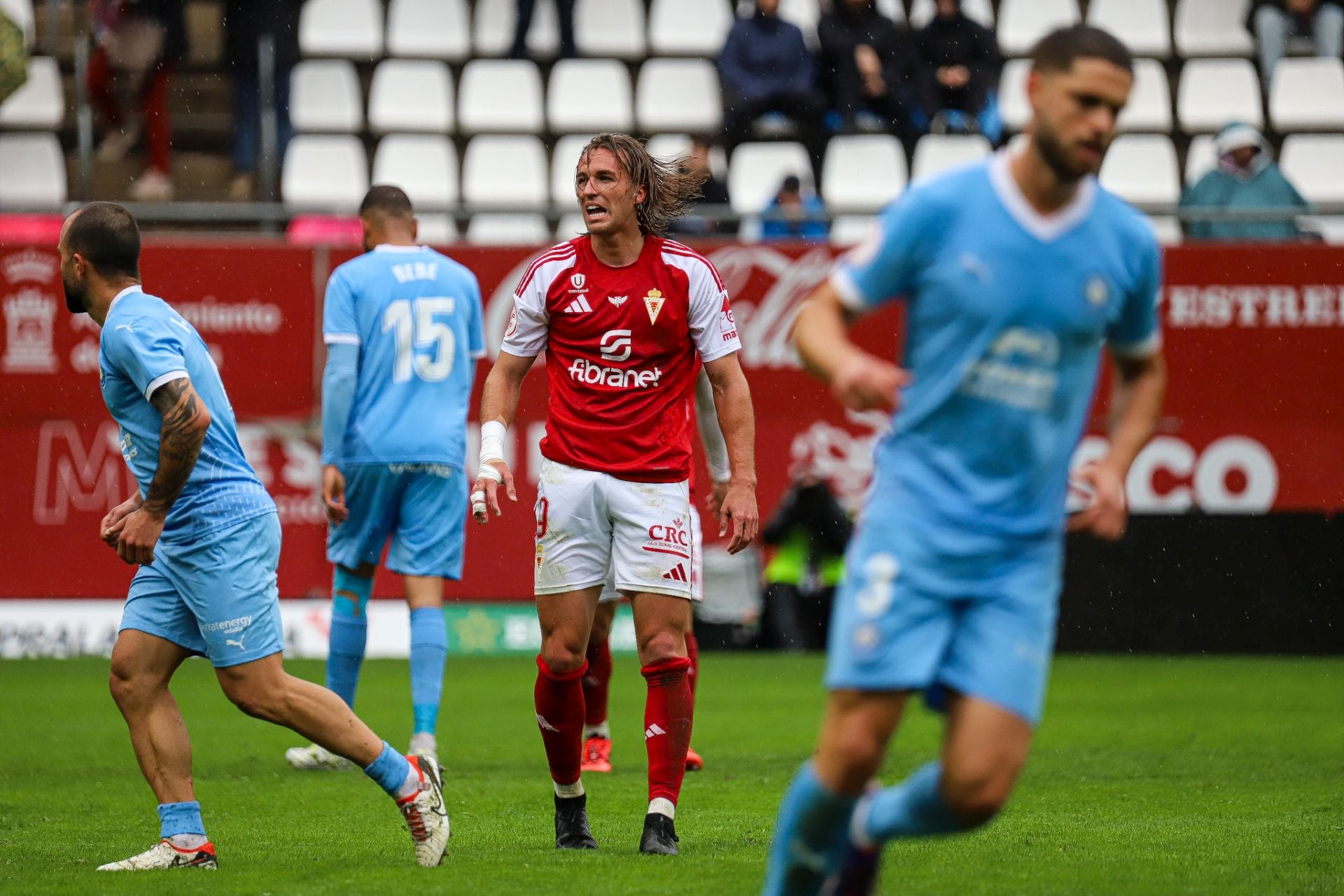 La derrota del Real Murcia frente al Ibiza, en imágenes