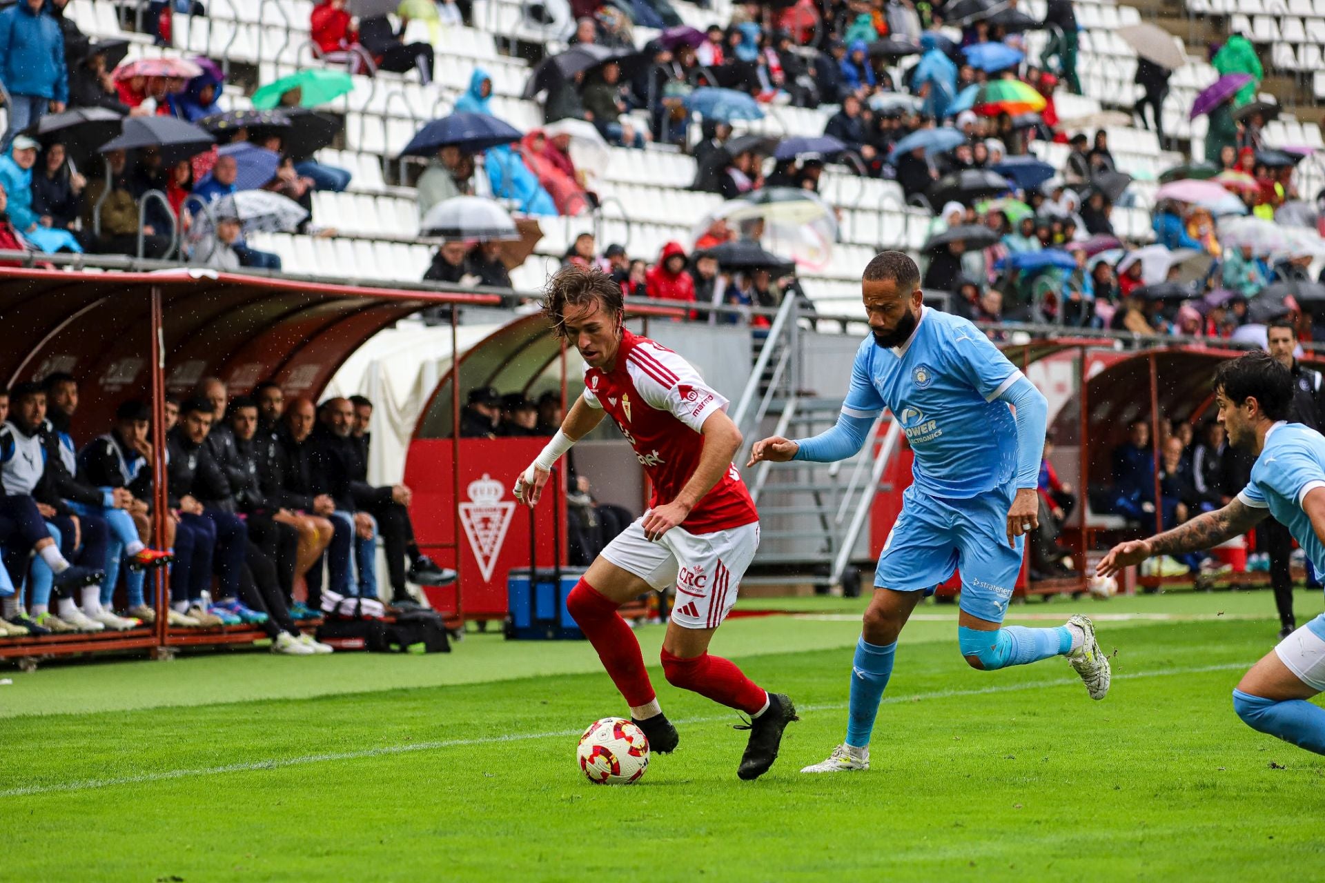 La derrota del Real Murcia frente al Ibiza, en imágenes