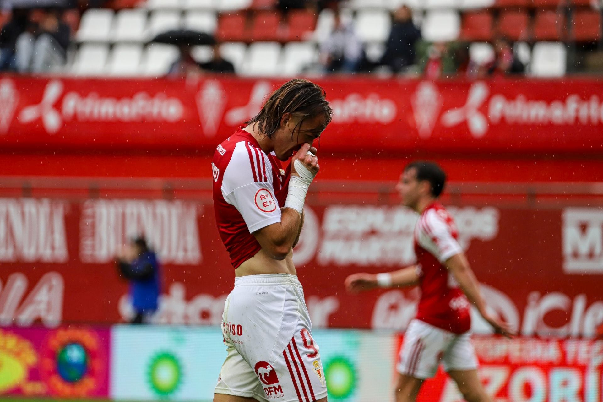 La derrota del Real Murcia frente al Ibiza, en imágenes