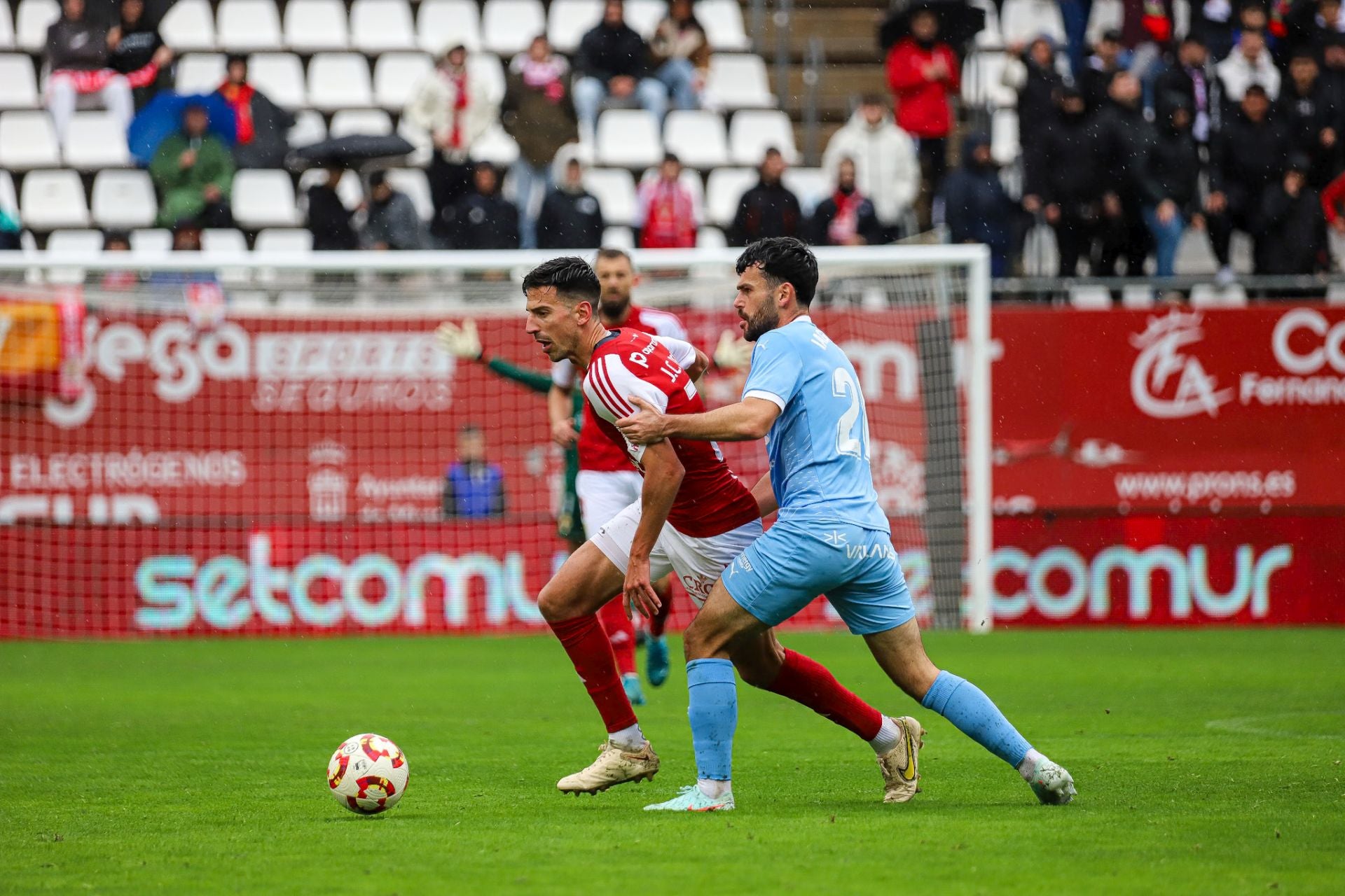 La derrota del Real Murcia frente al Ibiza, en imágenes