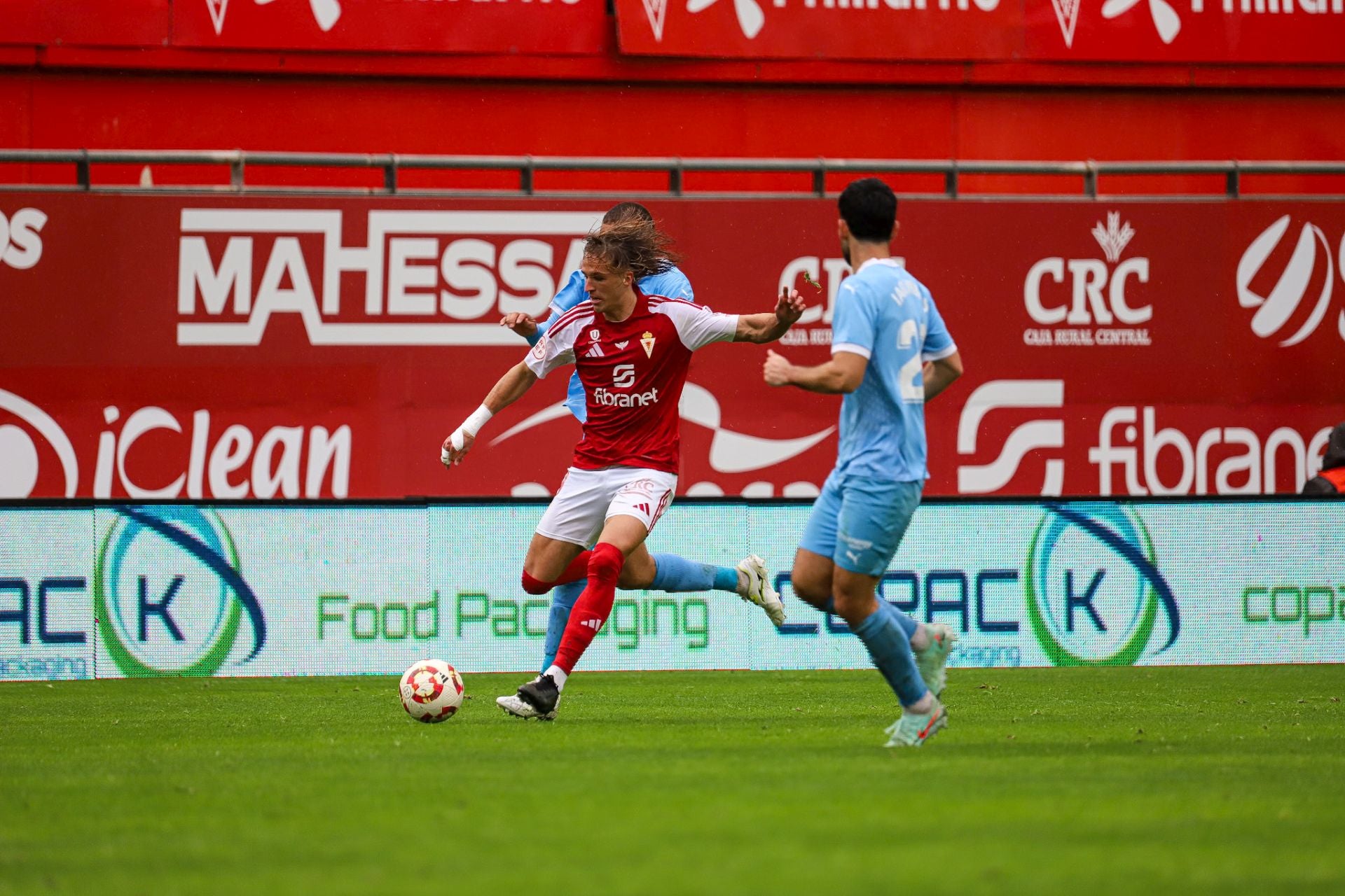 La derrota del Real Murcia frente al Ibiza, en imágenes