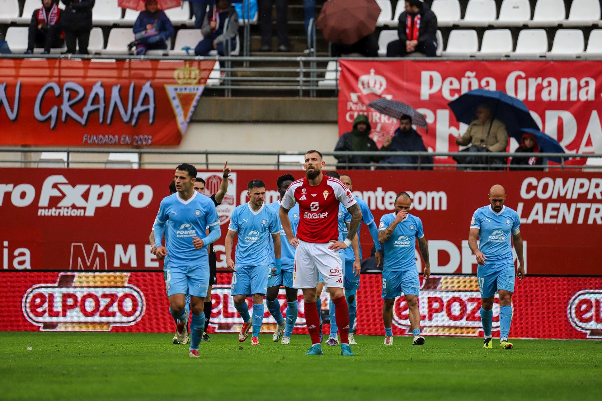 La derrota del Real Murcia frente al Ibiza, en imágenes